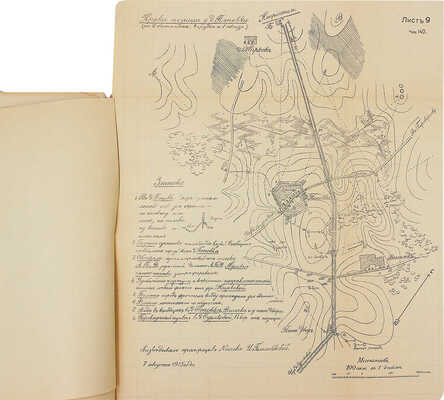 [Собрание В.Г. Лидина] Зыбин И. Чертежи к запискам военной топографии. Сокращенный курс. Изд. 6-е. Харьков, 1916.